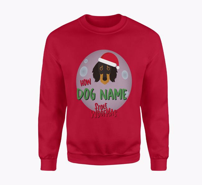Dog Stole Christmas: Personalised {breedFullName} Adult Sweater